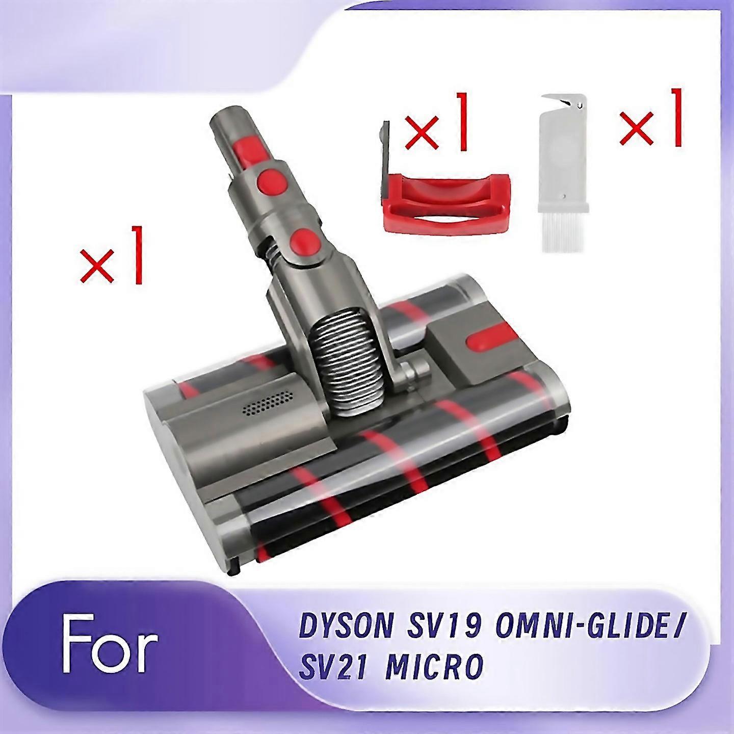 For Double Roller Brush Lock Kit For Dyson Sv19 Omniglidesv21 Micro Vacuum Head Soft