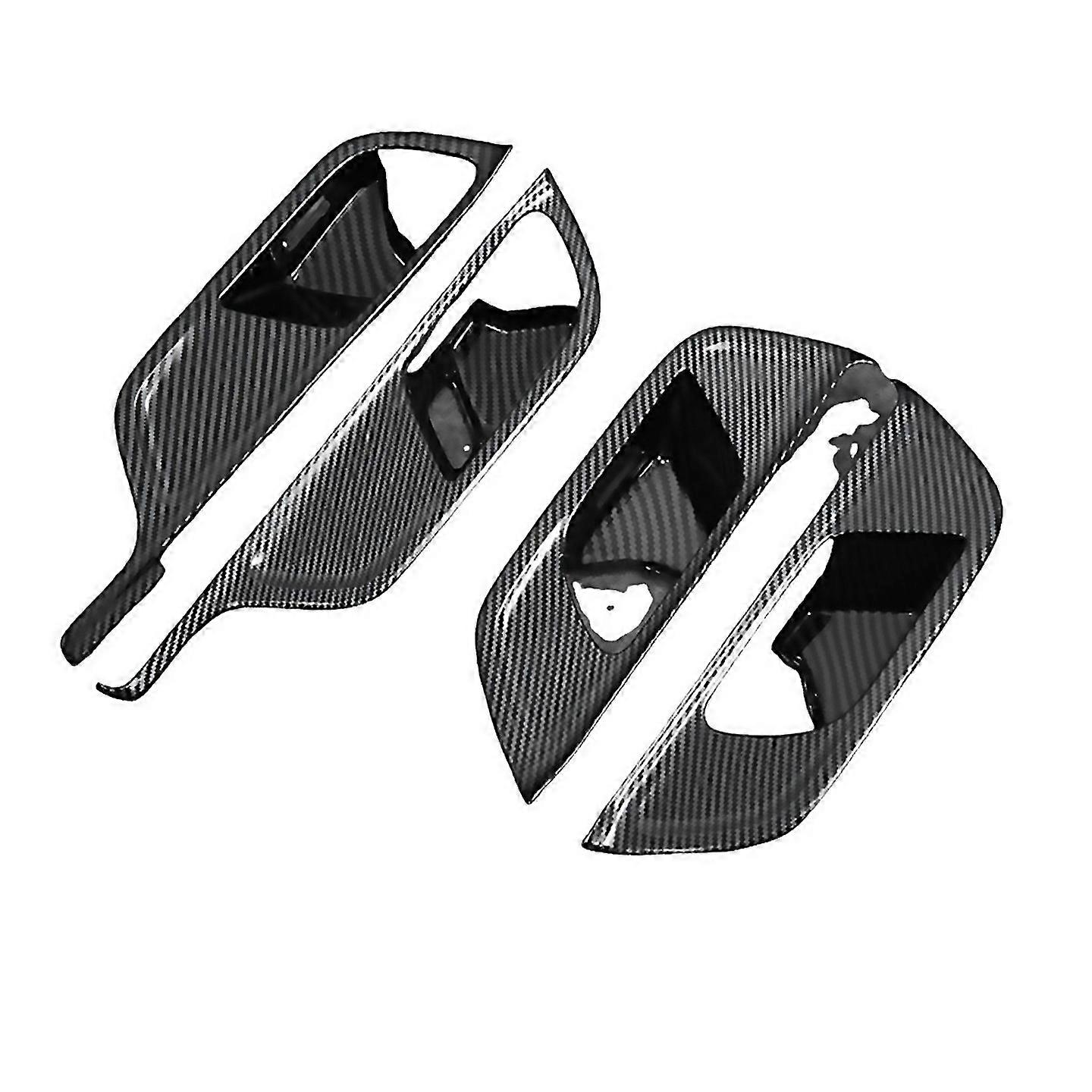 For 4pcs Inner Door Handle Bowl Frame Trim Stickers