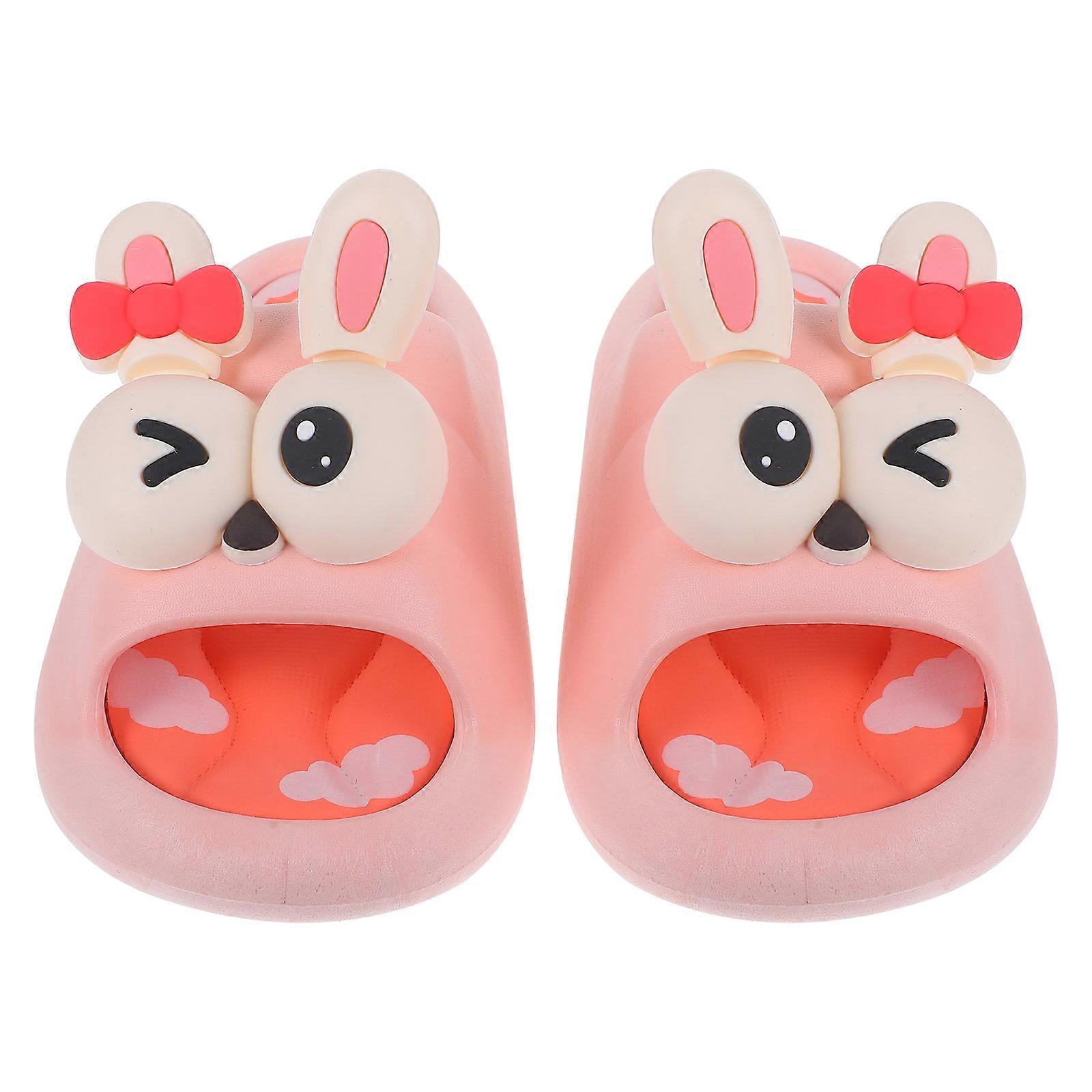 Kid Slippers Toddler Slippers for Summer Use 1Pair Watermelon Red PVC