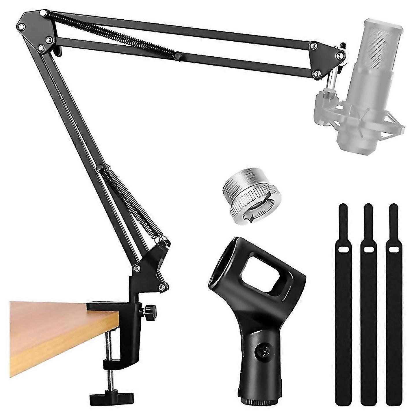 For Microphone Stand Desktop Stand Adjustable Suspension Boom