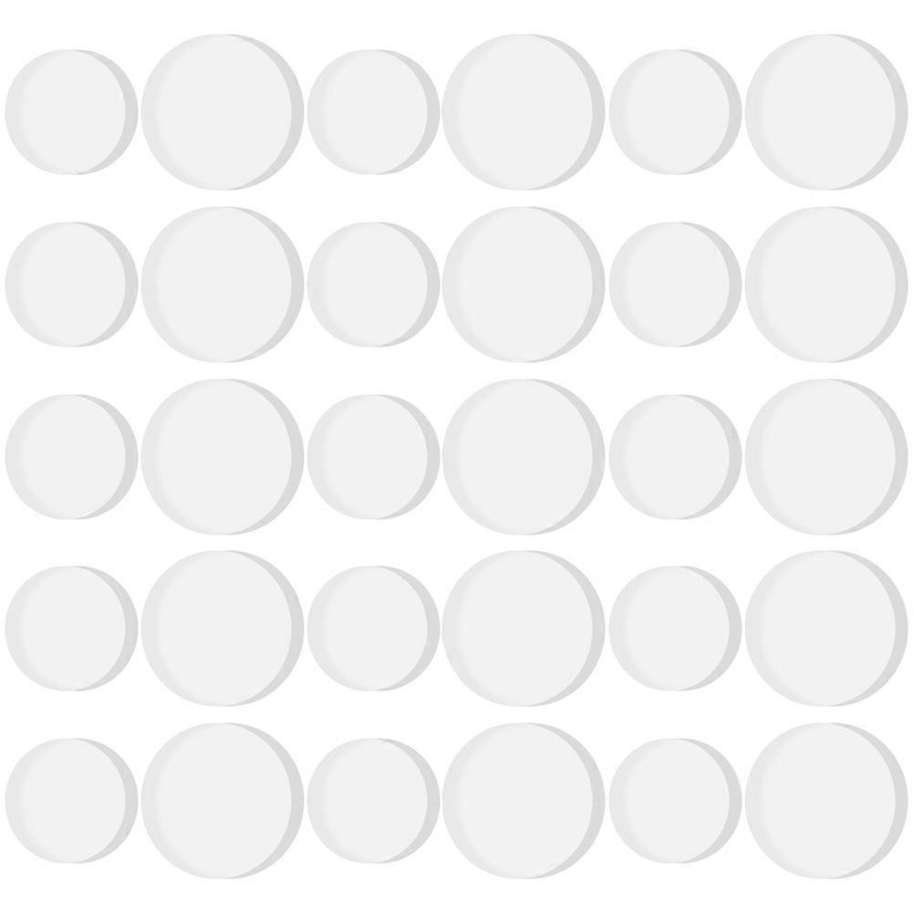 90Pcs Round Glass Countertop Bumpers Fix Glass Surface Anti-slip Designed For General Users