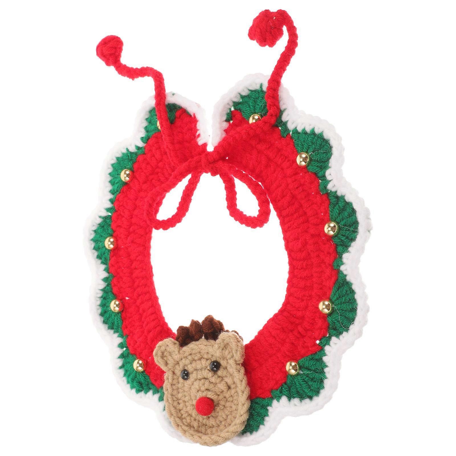 Adorable Cat Scarf Suitable For Christmas Parties With Decorations 4Pcs