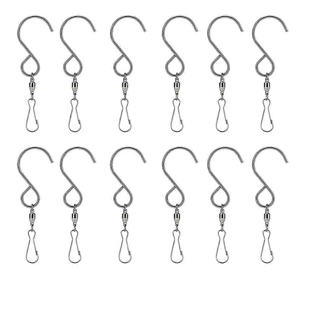 Display Hooks Stainless Steel S Bearing Hooks for Hanging 48Pcs