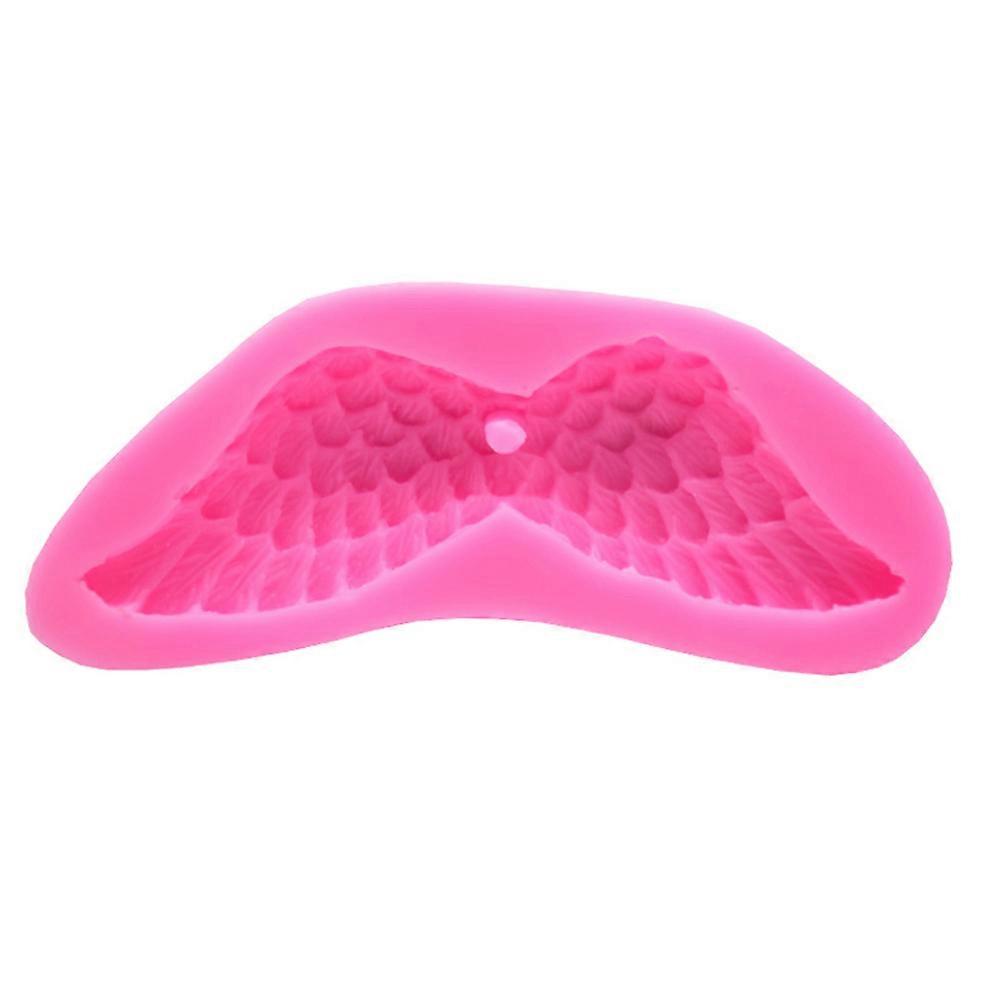 Wings Cake Mold Silicone Angel Wings Molds for Baking Use 3Pcs Pink