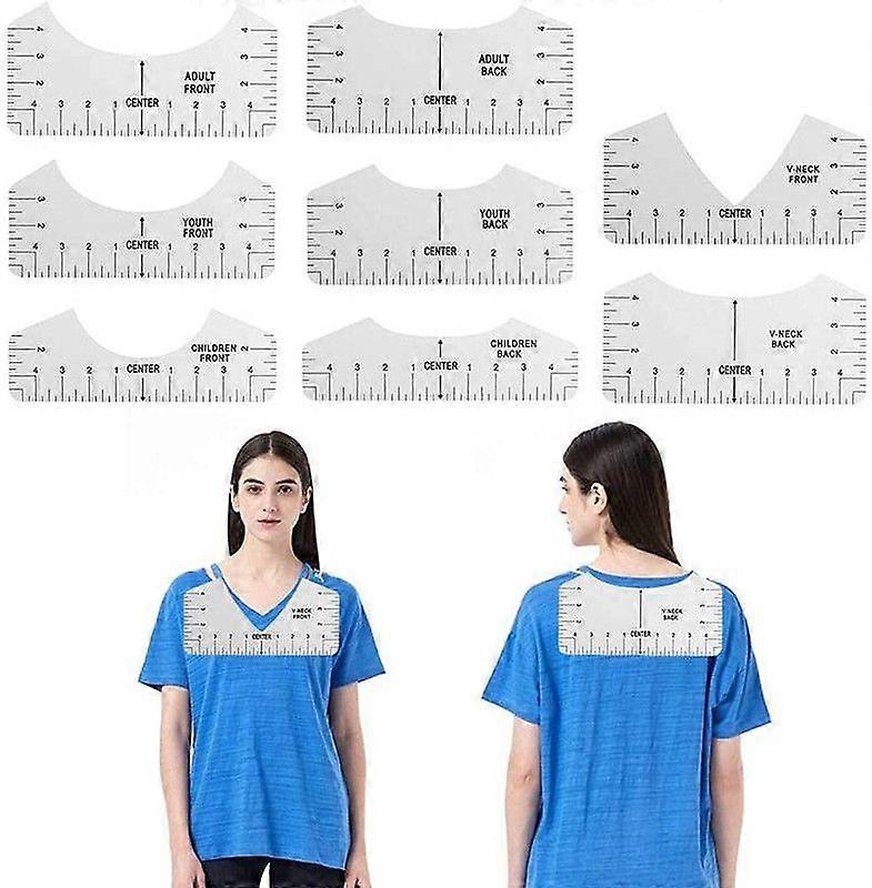 T-Shirt Alignment Guide Ruler for Designing Clothing Back