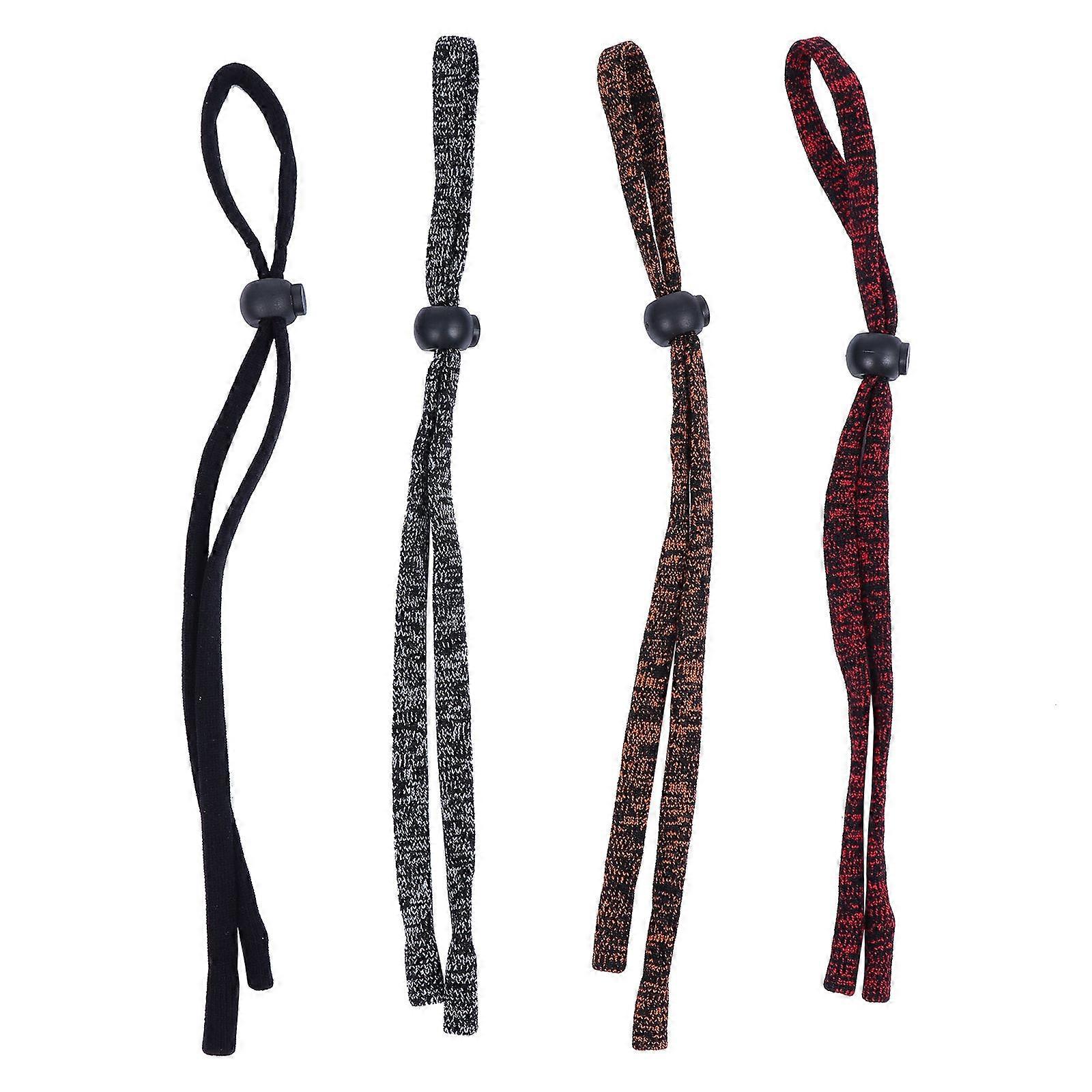 Elastic Eyewear Cord 4Pcs Sunglasses Lanyard Daily Use Assorted Color Anti-Slip