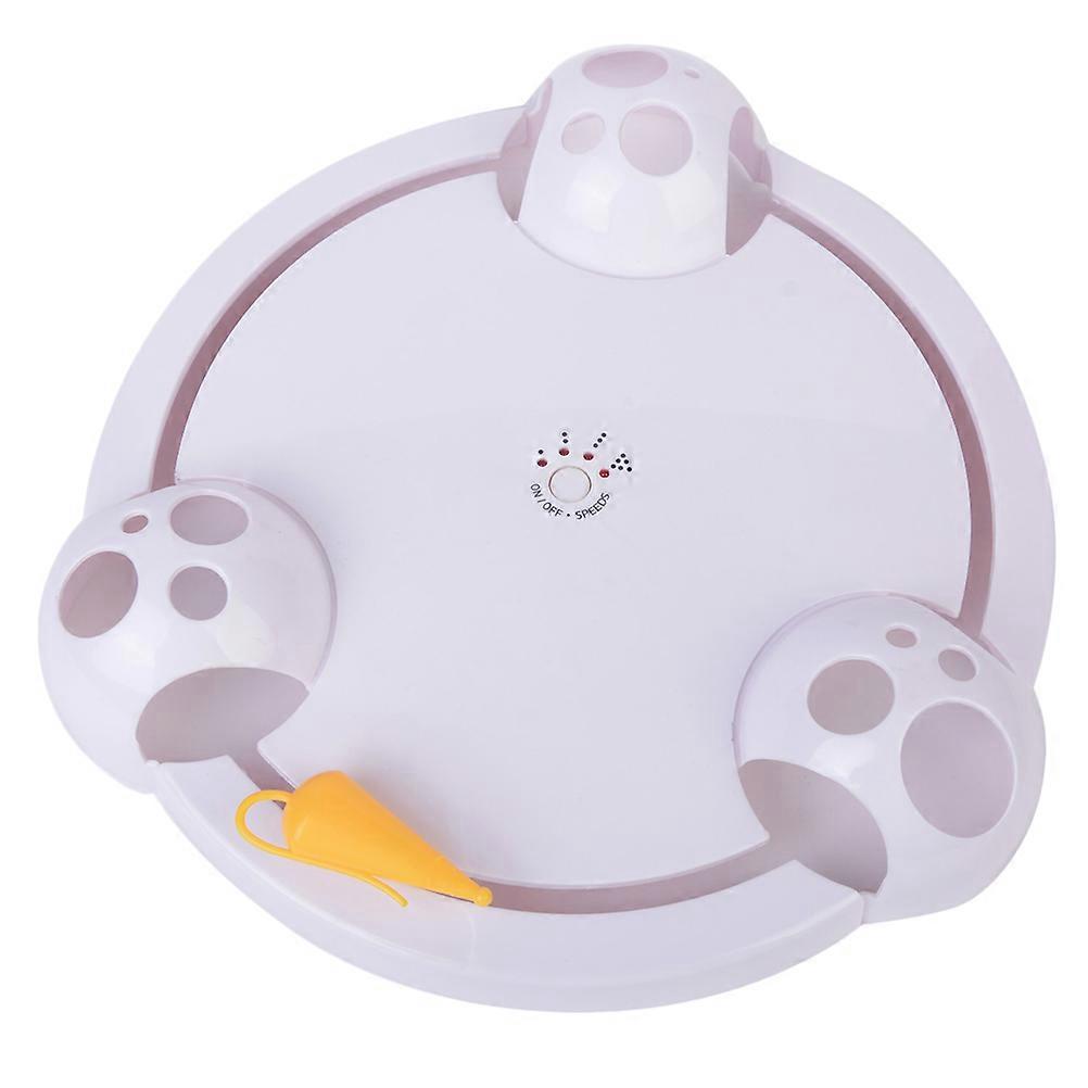 Cat Interactive Toys Electric Rotating Play Device with 2Pcs for Pets