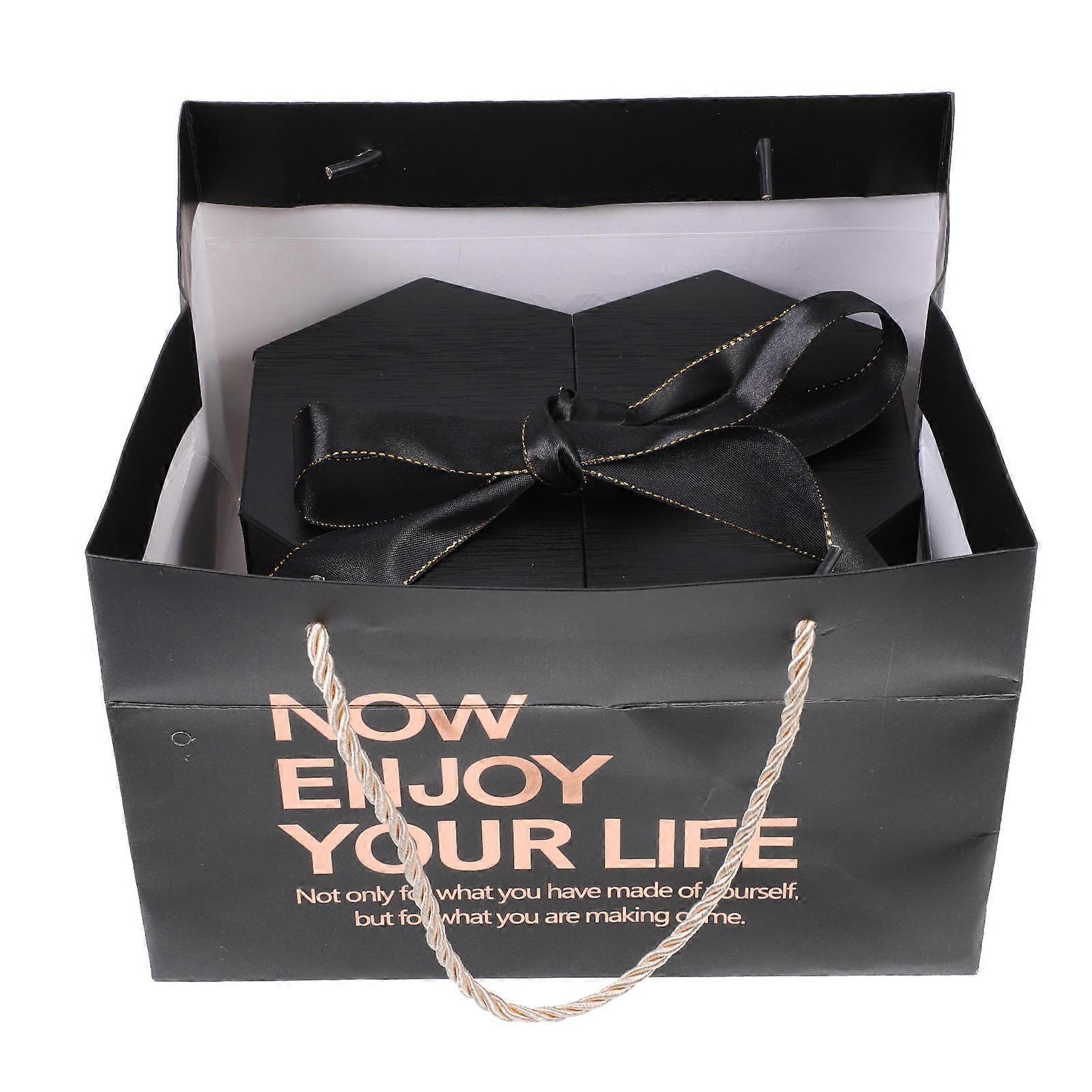 Gift Packaging Box Romantic Heart Shape for Storage 3Sets Creative Style