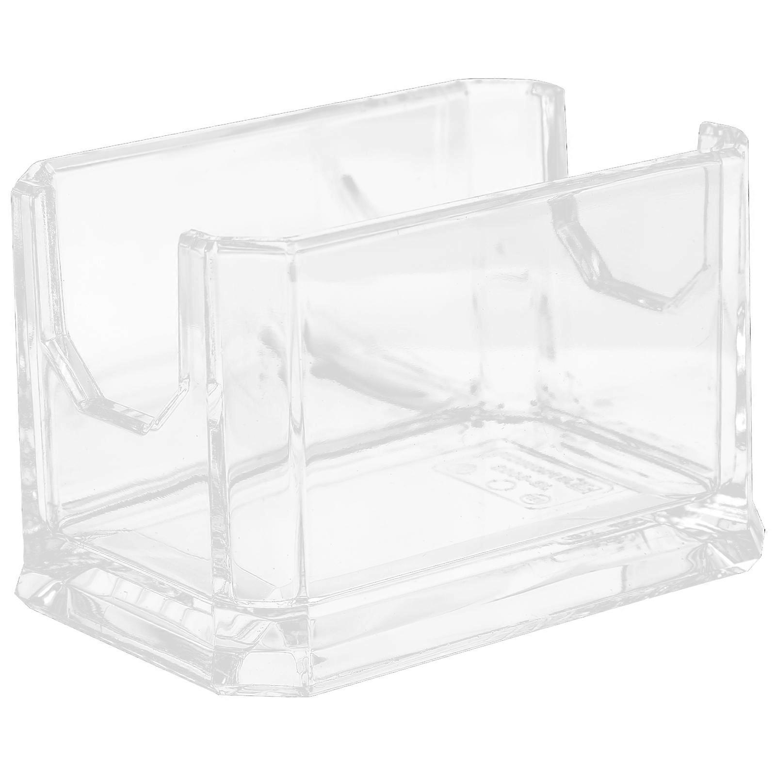Tea Bag Organizer Storage Box 1Pack For Home Office School Transparent Acrylic Multi-Function Small Item Storage