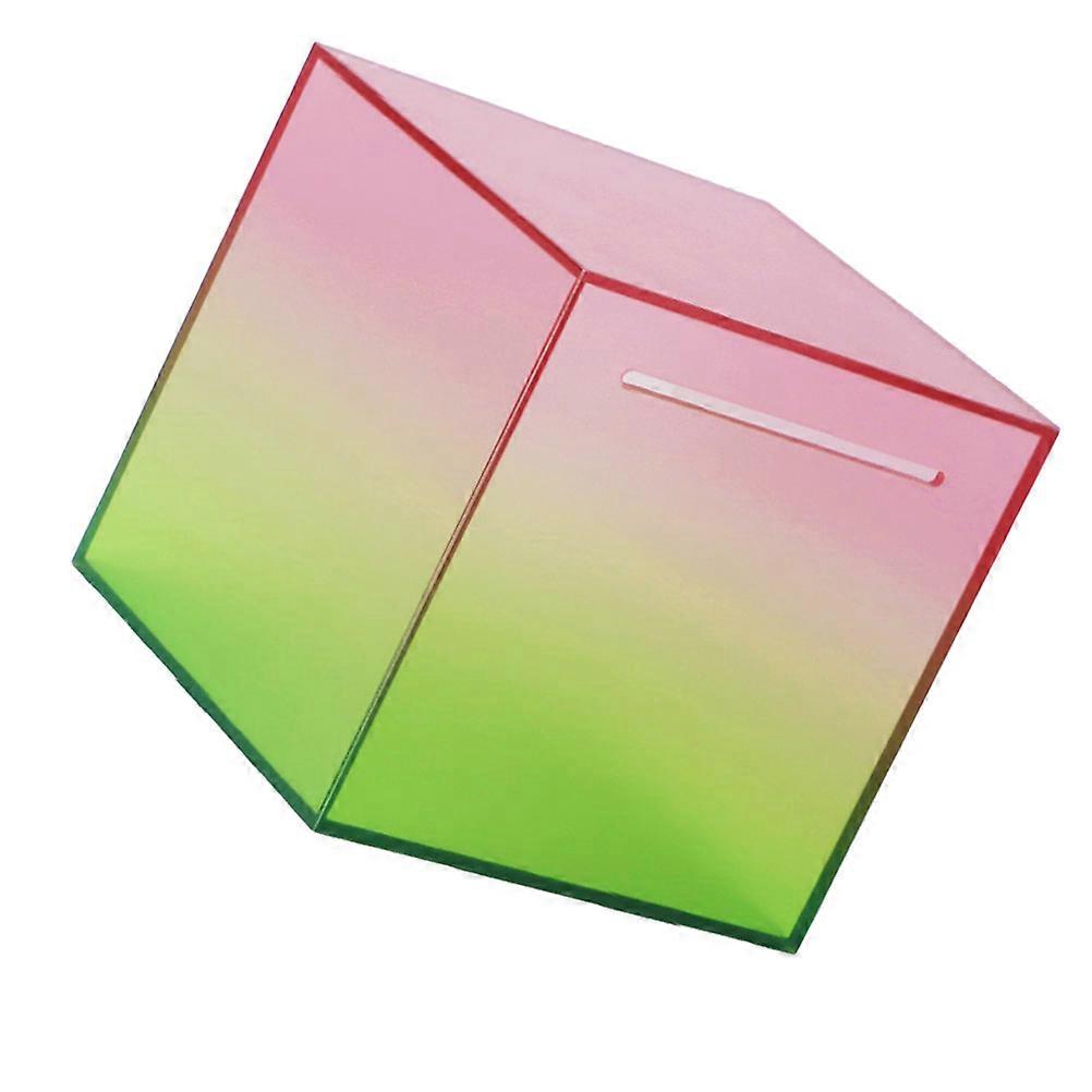 Acrylic Money Box Piggy Bank for Storage Use 2Pcs Savings Pot
