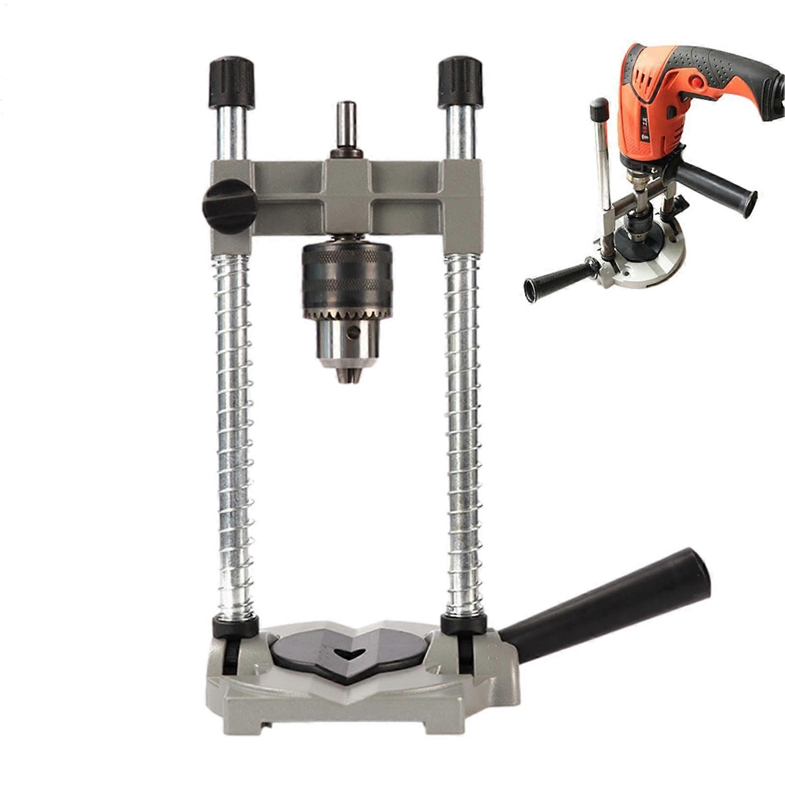 Electric Drill Holder, Adjustable Universal Drill Clamp Stand, Portable Workstation Tool Holder for Rotary Tools