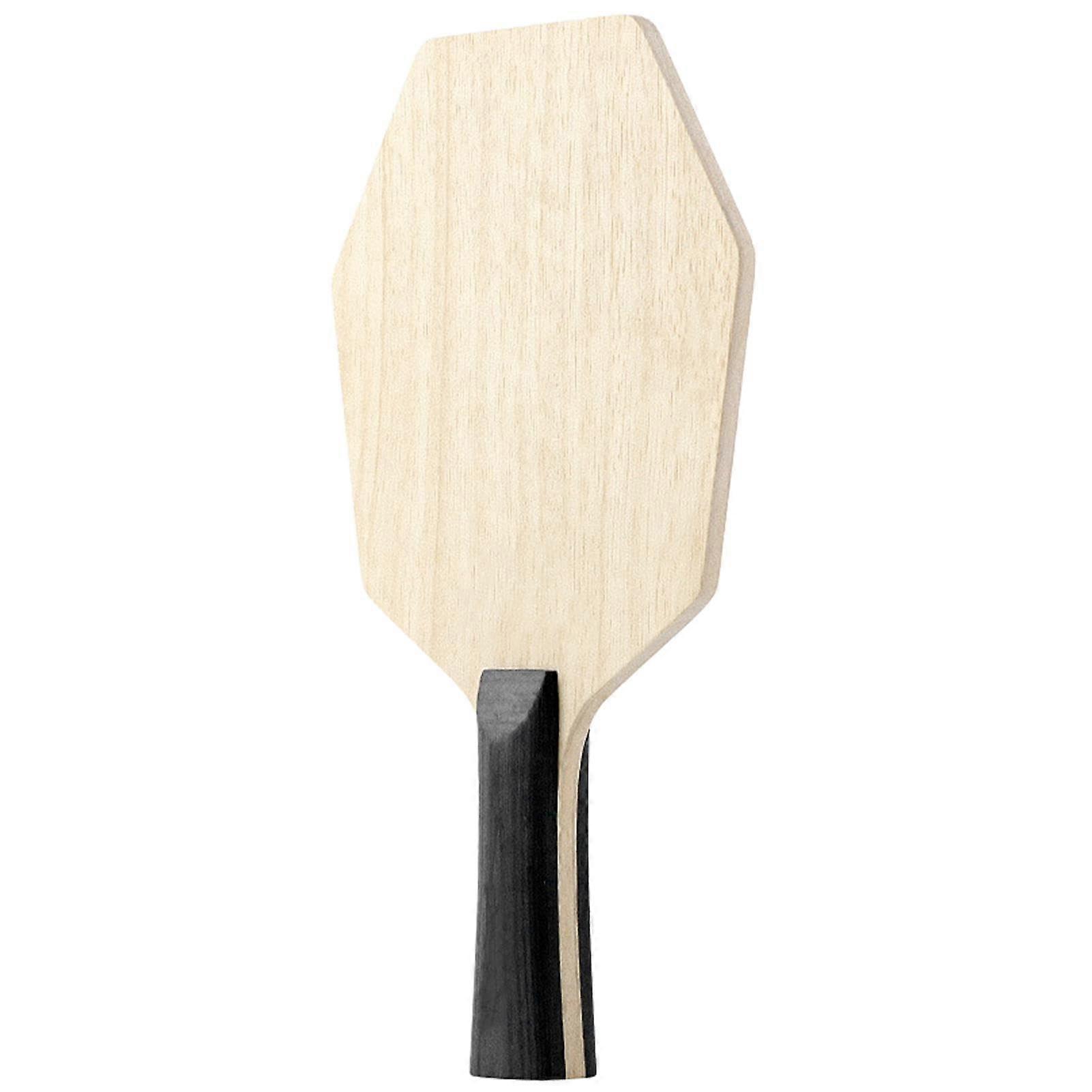 Wooden Table Tennis Racket Base Hexagonal, Standard Size, Compatible With Standard Table Tennis Rackets