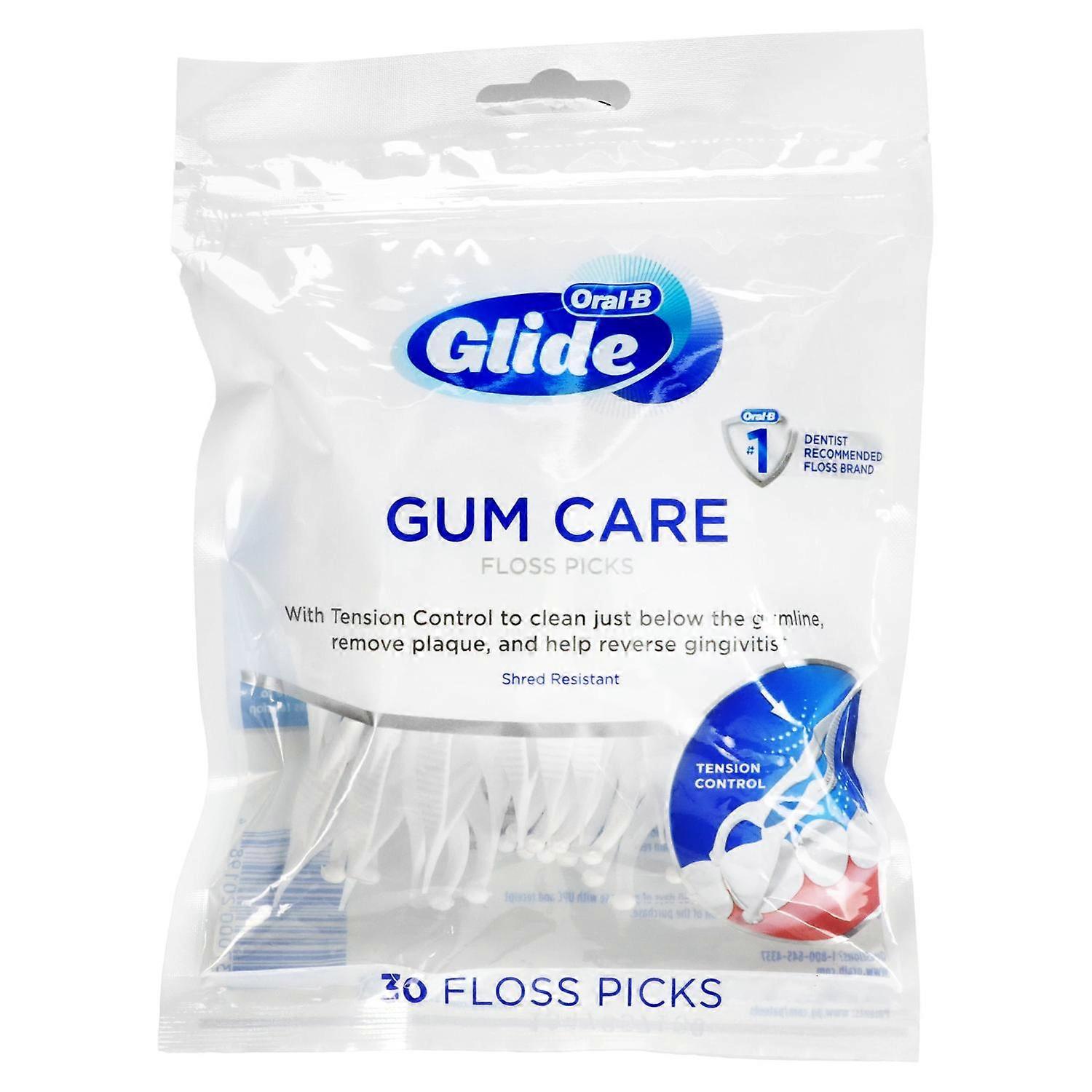 Oral-B, Glide, Gum Care, Floss Picks, 30 Floss Picks