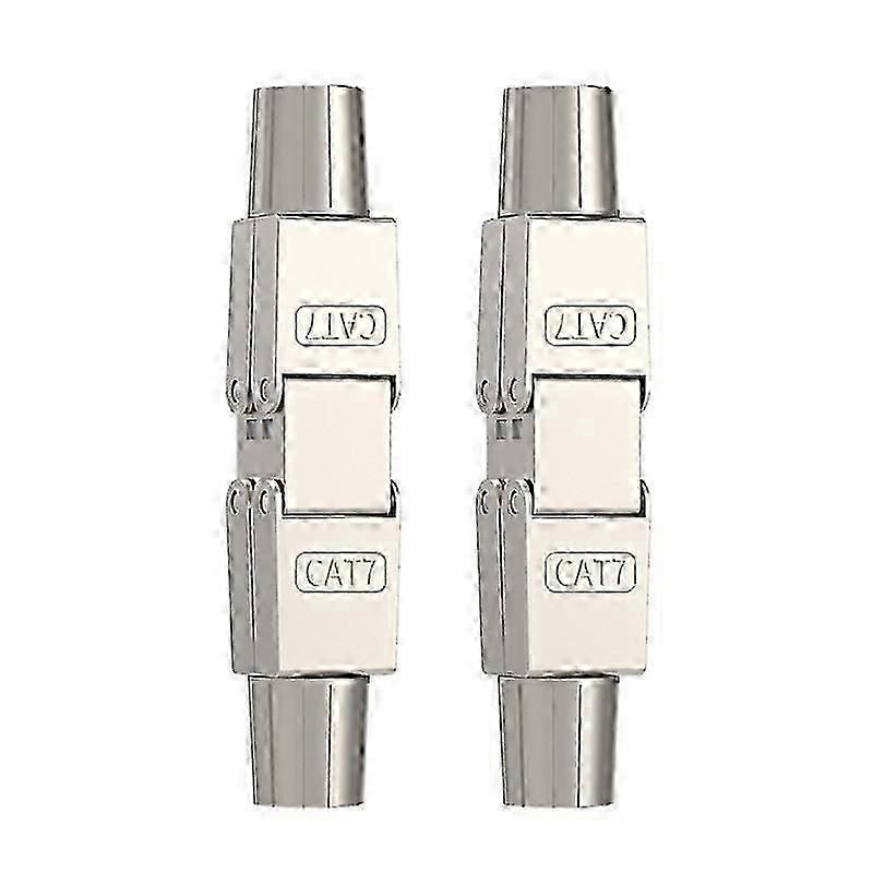 RJ45 Cat7 Cable Extender Junction Adapter Network Connection Full Shielded