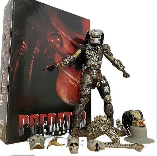 NECA Figure Jungle Hunter Predator Action Figure Alien Collectible Model Toys Joint Movable Dol