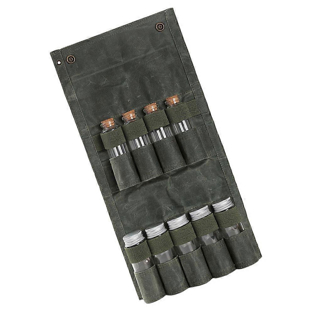 Outdoor Spice Container Storage Kit with Seasoning Bottles and Cloth Bag 1Set