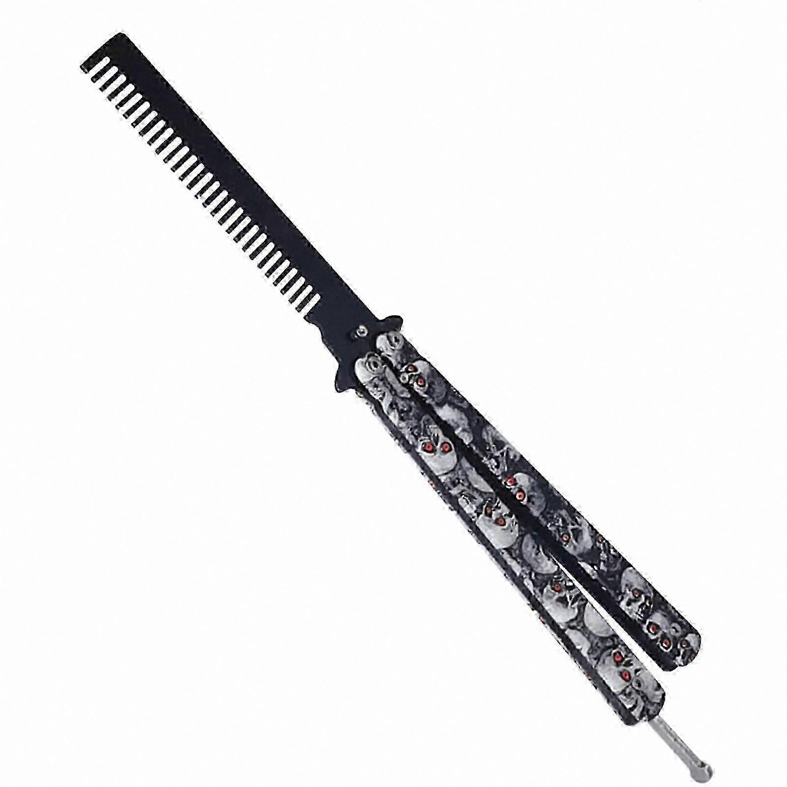 Foldable Stainless Steel Practice Comb for Butterfly Training