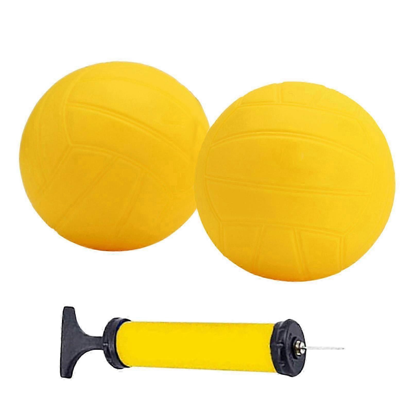 Kulki zamienne Spike Mini siatkówka Mocne miękkie żółte piłki do gry z okrągłą siatką