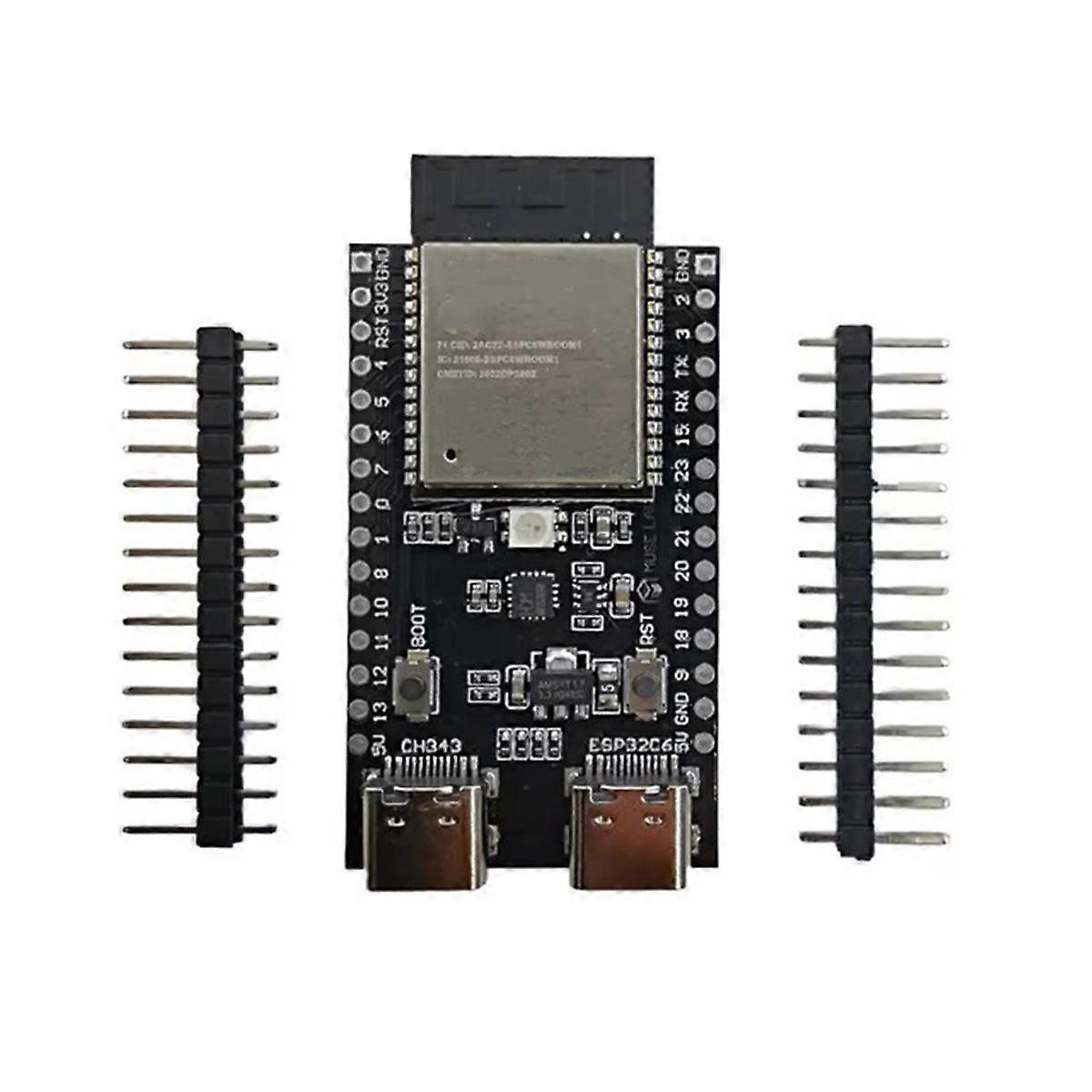 ESP32-C6-N16 WiFi6 Bluetooth and Zigbee Internet of Things Dual Type-C Development Board ESP 32 Core Board