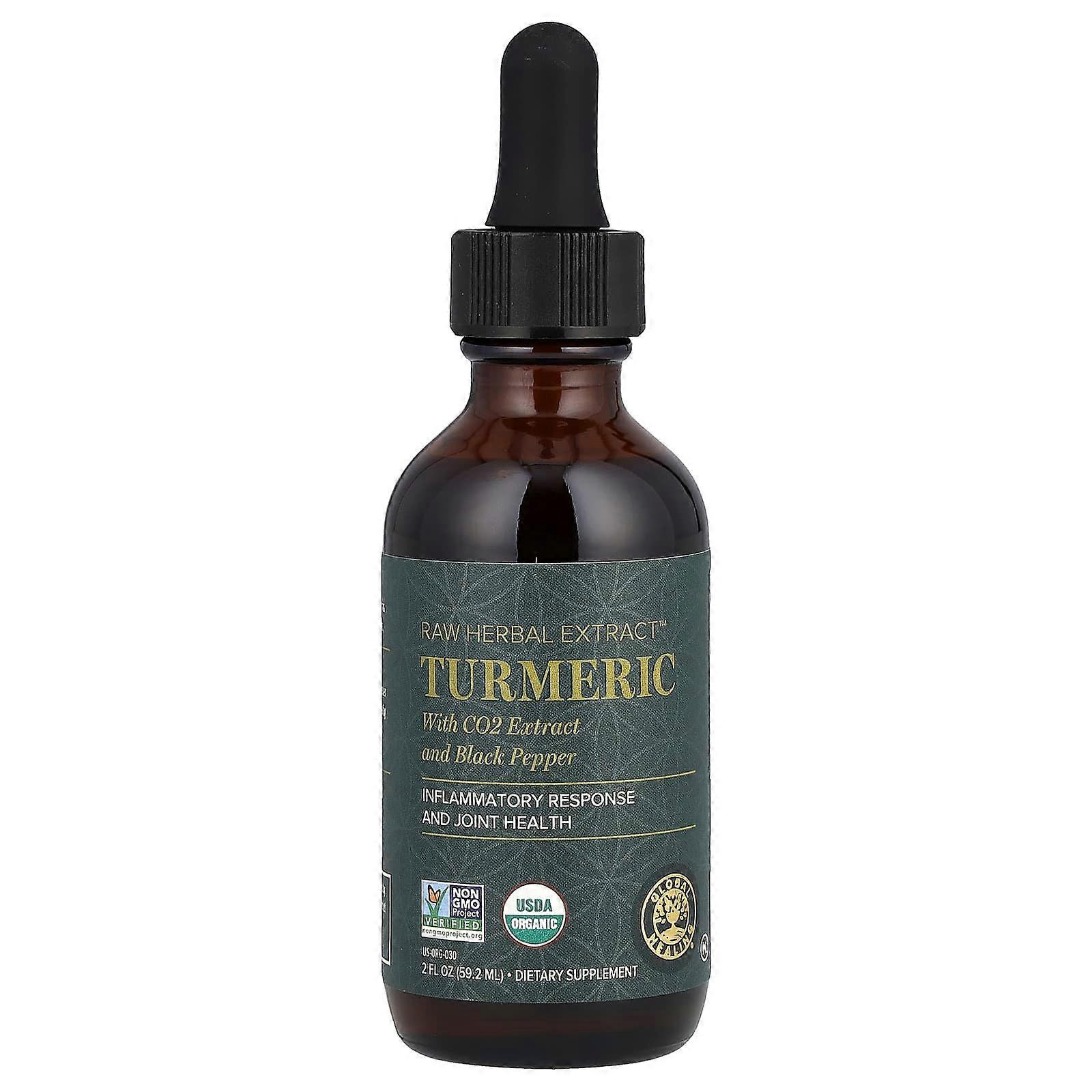 Raw Herbal Extract, Turmeric, 2 fl oz (59.2 ml)