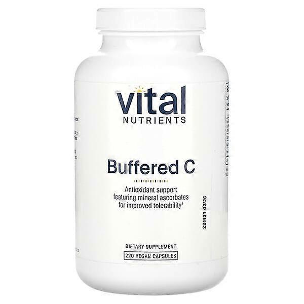 Vital Nutrients, Buffered C, 220 Vegan Capsules
