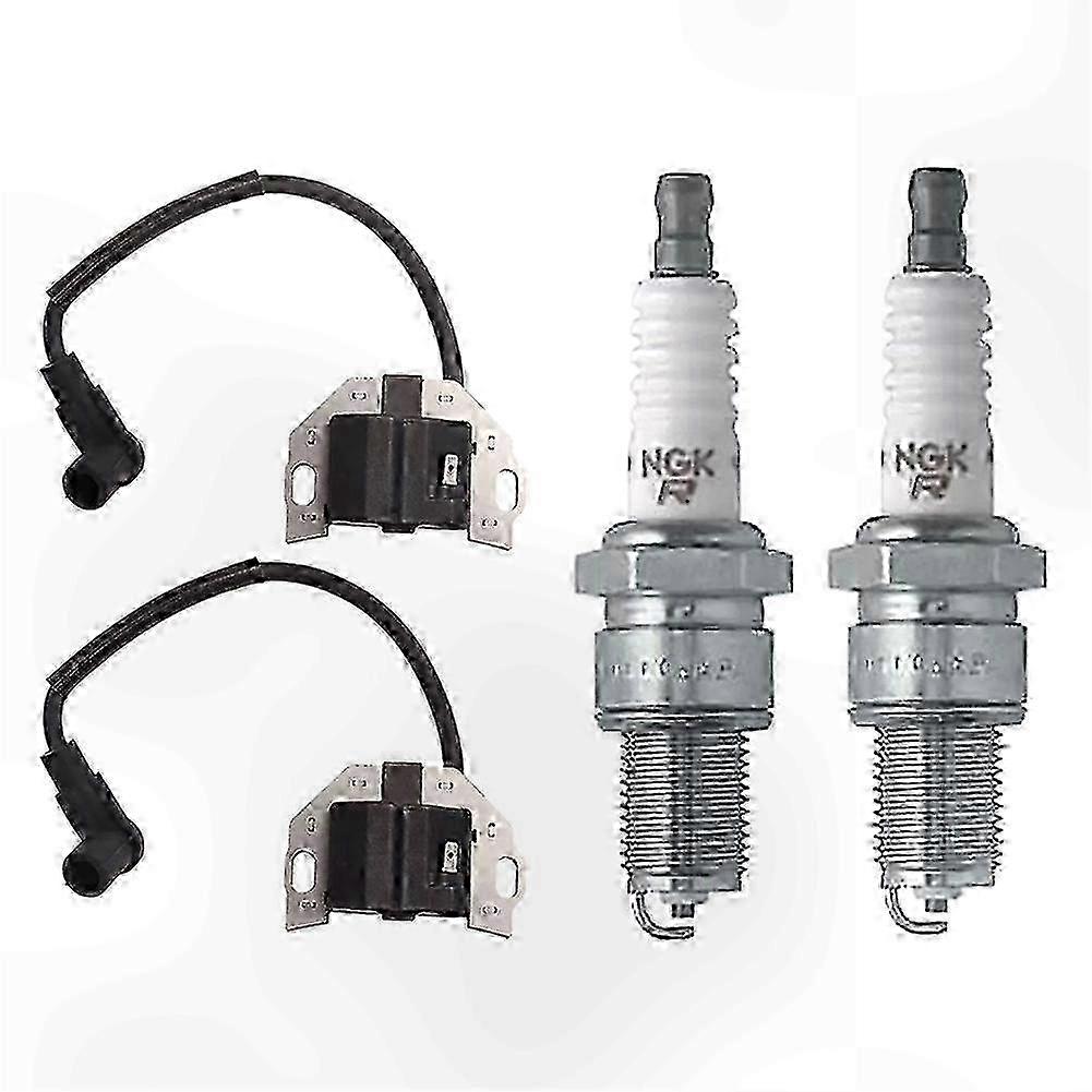 Ignition Coils and Spark Plug Kits for FR651V FR691V FR730V Engines, Part Numbers 21171-0711 21171-0743 Replacement Components