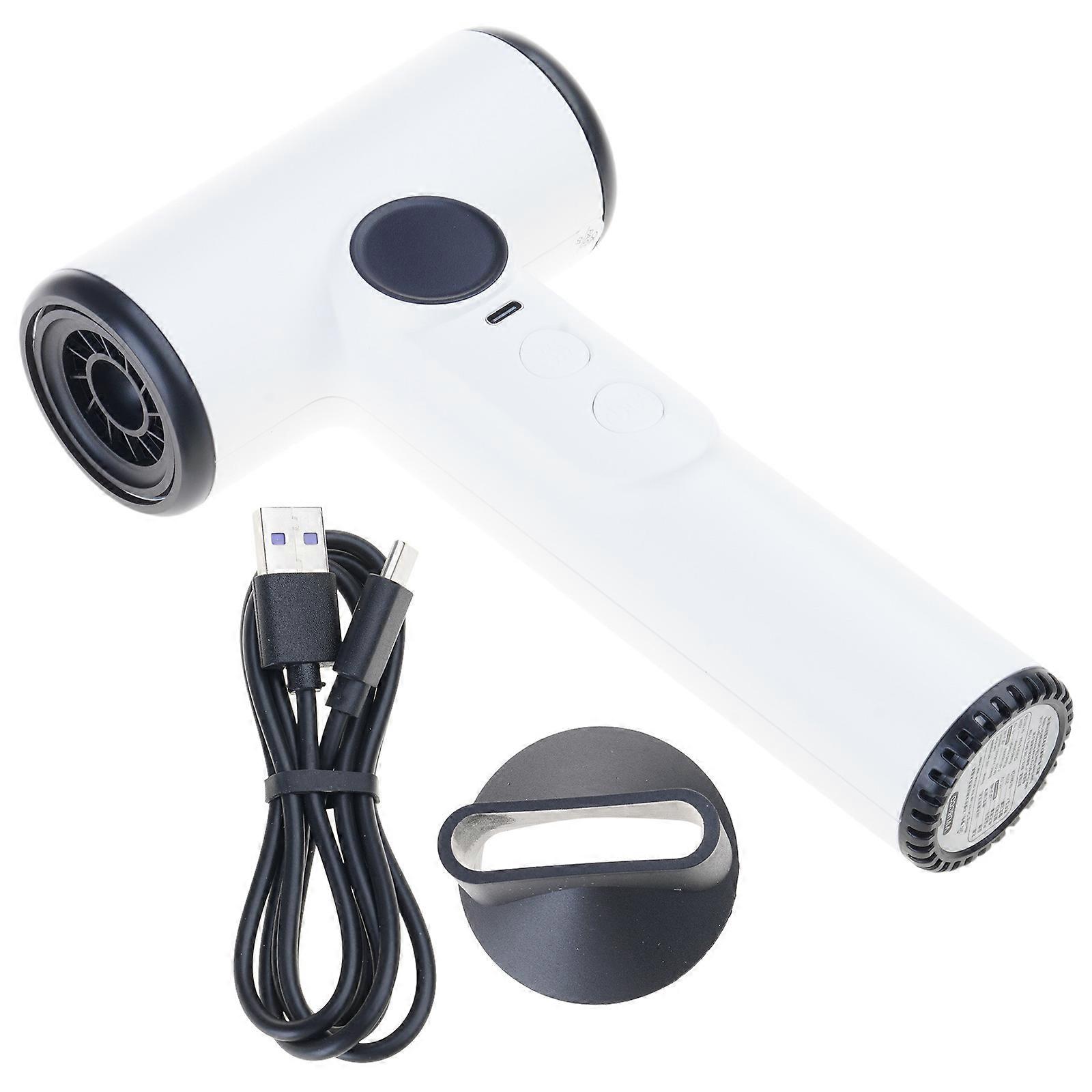 Sèche-cheveux portable rechargeable sans fil, rechargeable par USB, 3 vitesses de ventilation, multicolore