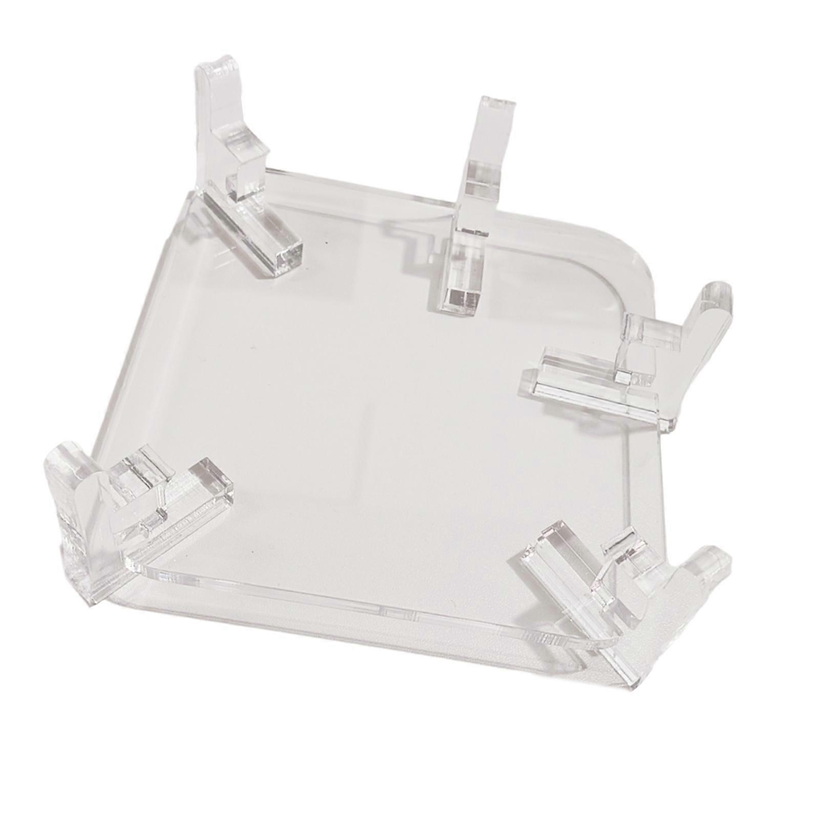 Fashionable Laptop Mini Sturdy Acrylic Stand with Optimized Airflows and Minimalists Aesthetic Desktop Holder Accessory Multicolor