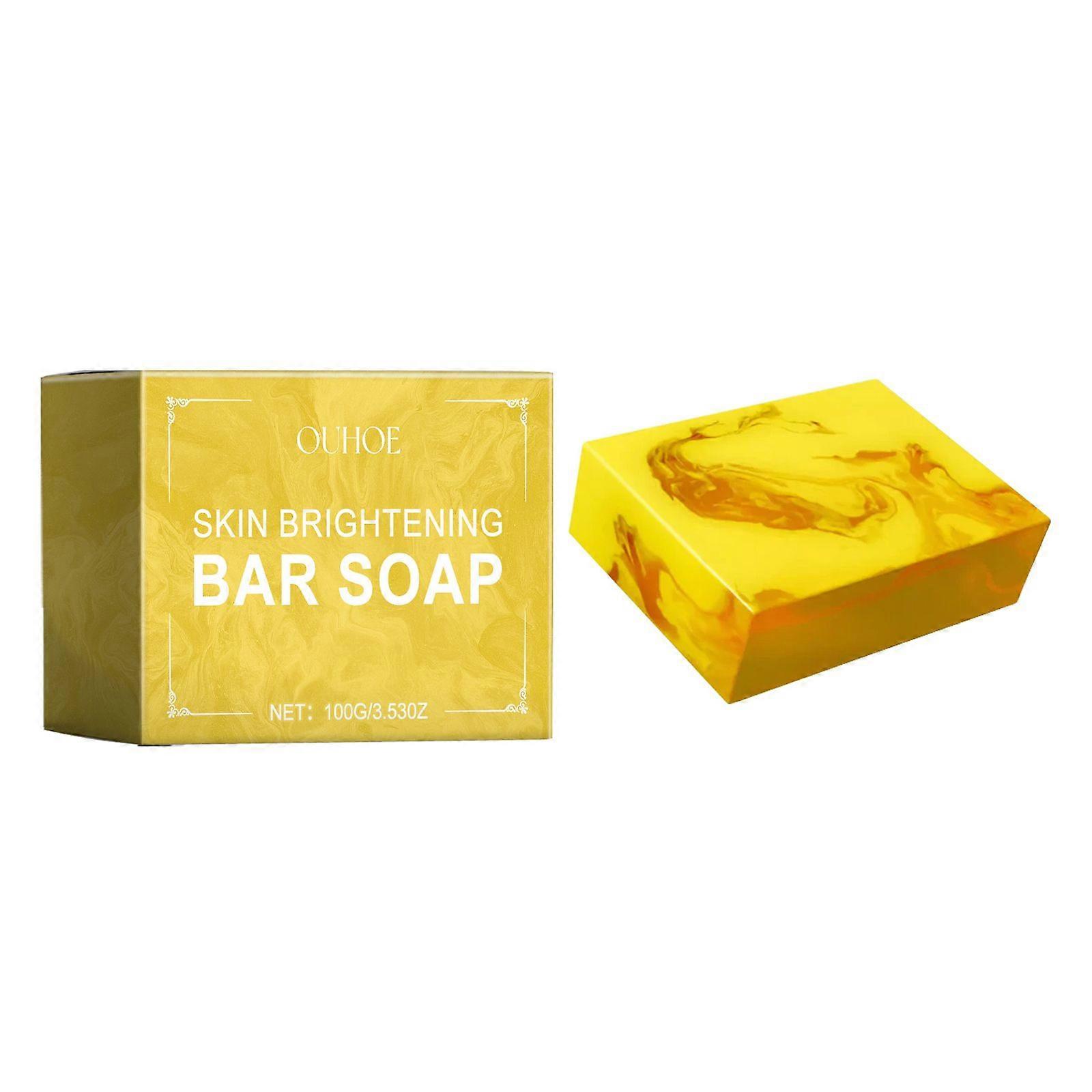 Kojic Acid Antioxidant Soap Contains Ascorbic Acid, Turmeric Root Extract And Aloe Vera Leaf Extract