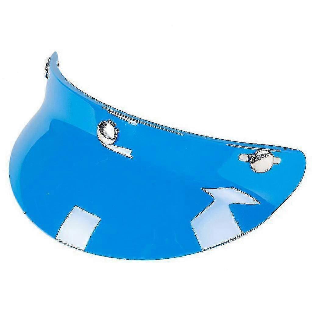 3/4 Open Face Helmet Visor 3-snap Shield Visor Gift For Motorcycle Enthusiasts