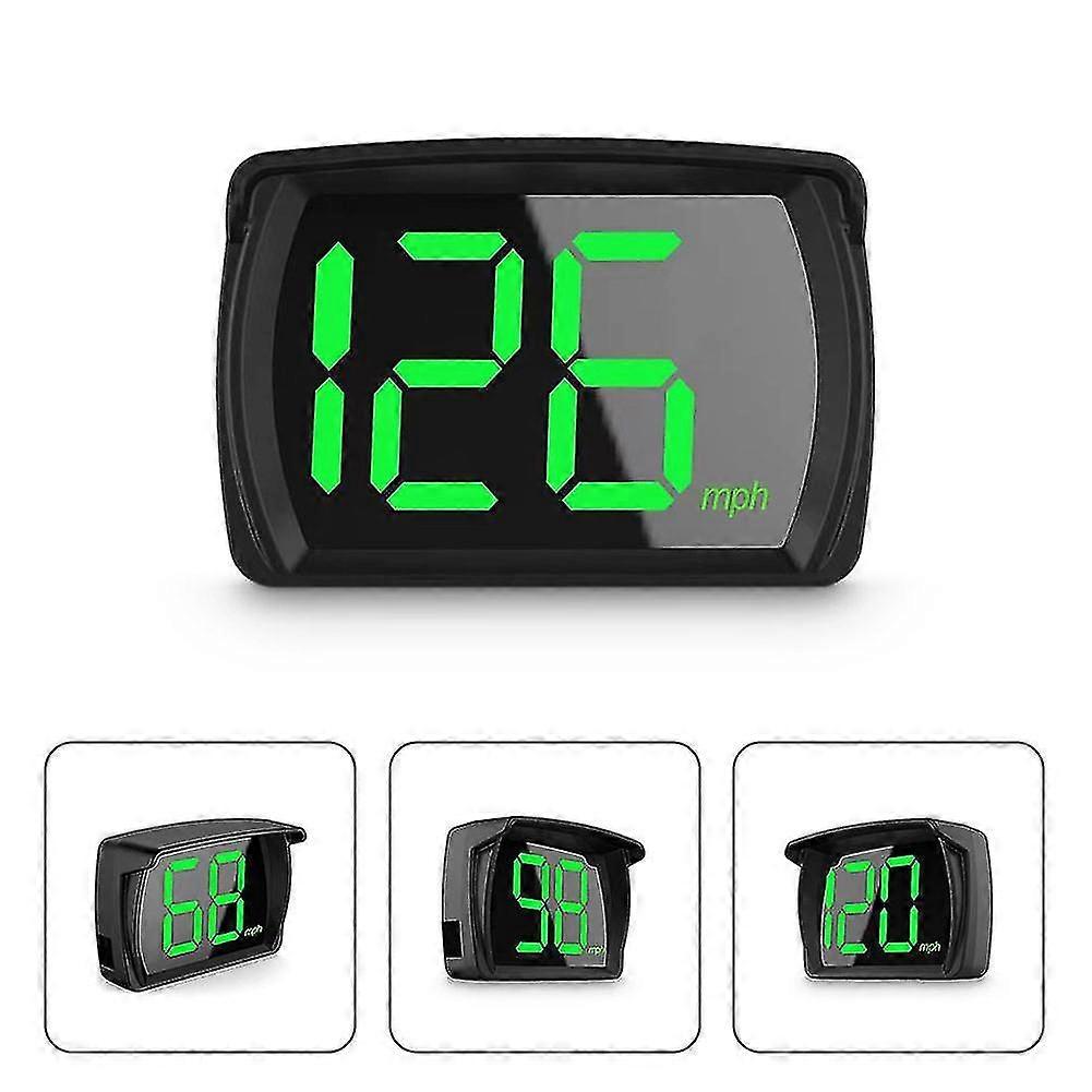 Car Digital GPS Speedo Speed MPH HUD Head Up Display Speedometer Universal