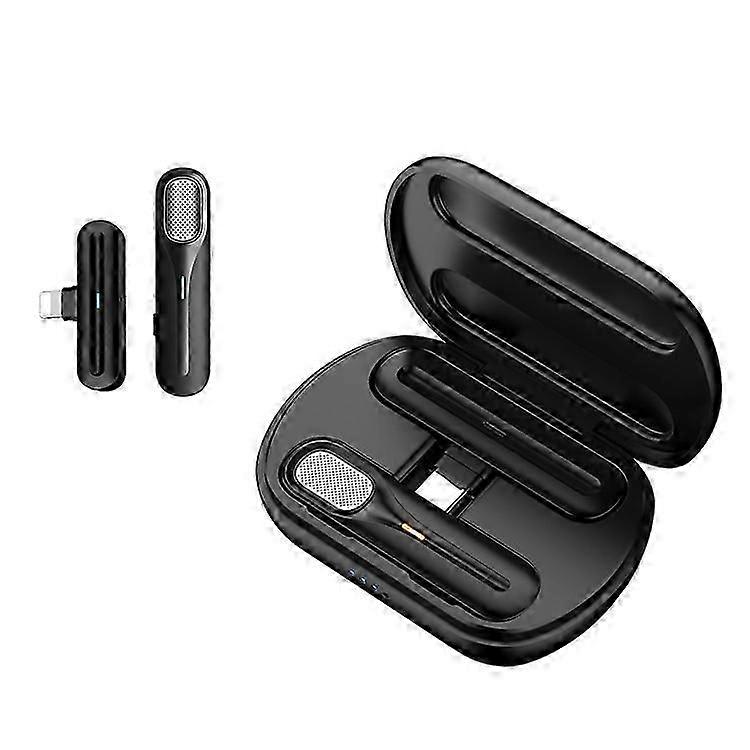 فيرتو DX01 ميكروفون لاسلكي طوق 2.4G معدات البث المباشر ، النمط: 8 دبوس + صندوق شحن