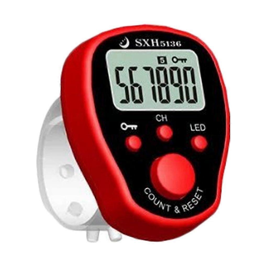 Mini Stitch Marker Row Counter LCD Electronic Digital Tally Counter Sewing Knitting Weave Tool