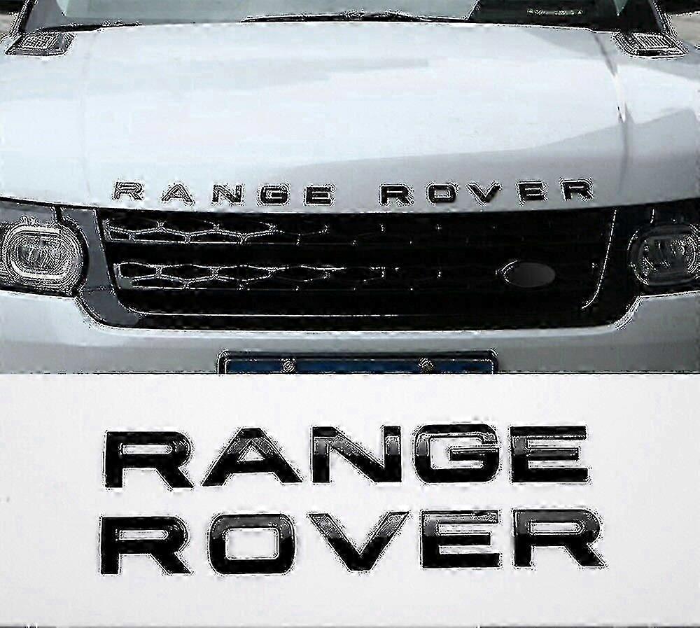 For Range Rover - Gloss Black Lettering Badge Emblem Set For Vogue Sport And Evoque Models - Mxbc