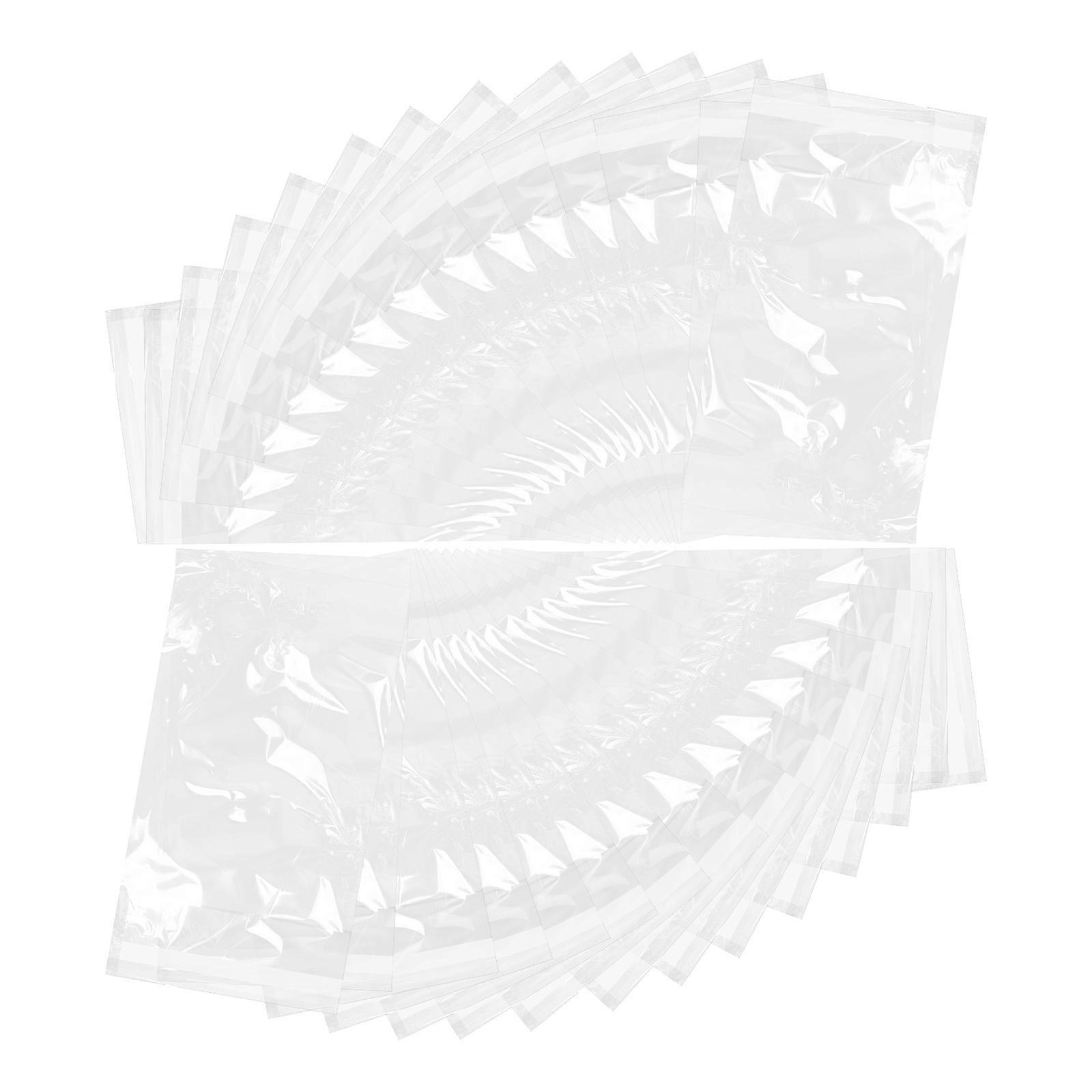 Transparent Business Card Protector Sleeves with Self Sealing Function 200Pcs for Cards