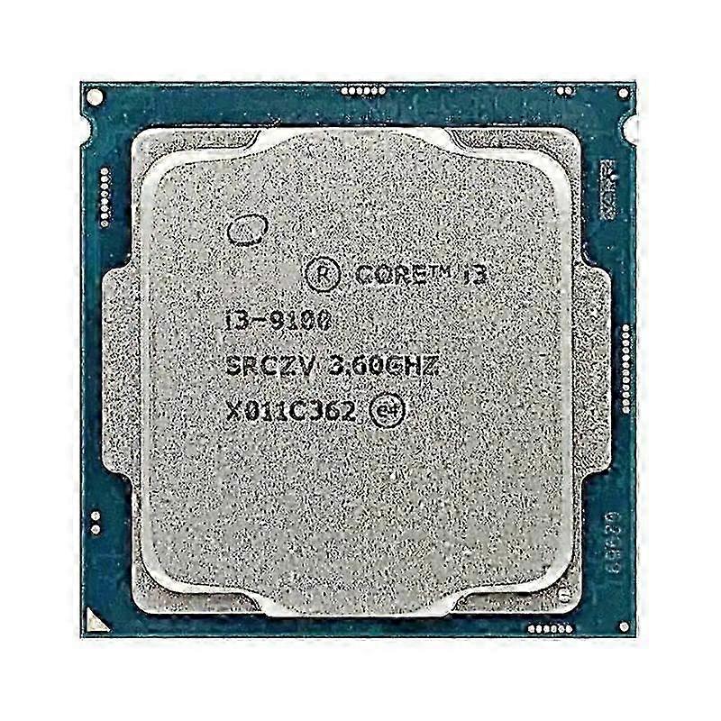 Core i3-9100 CPU - Socket LGA 1151 4 Cores 4 Threads 3.6GHz 6MB L3 Cache 62W.