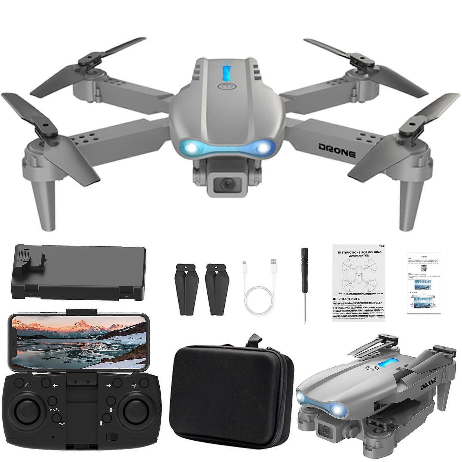 Zeceouar Drone with 1080P HD FPV Camera, Altitude Hold, Headless Mode, Speed Adjustment, Remote Control Toy Gift for Kids Compatible with Charging