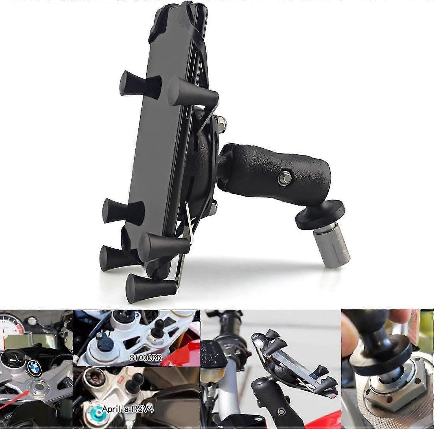 Motorcycle Phone Holder, Adjustable Navigation Mount for R1 R6 S1000RR F5 CBR650F VFR1200