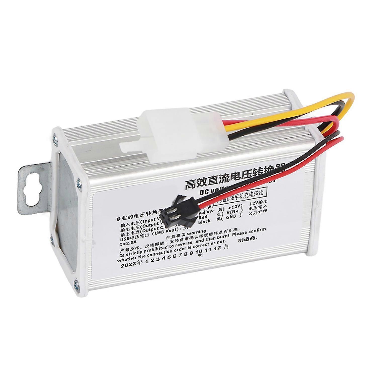 DC Converter Step Down Power Supply Module 24V‑72V to 12V10A &amp; USB Output 5V2A