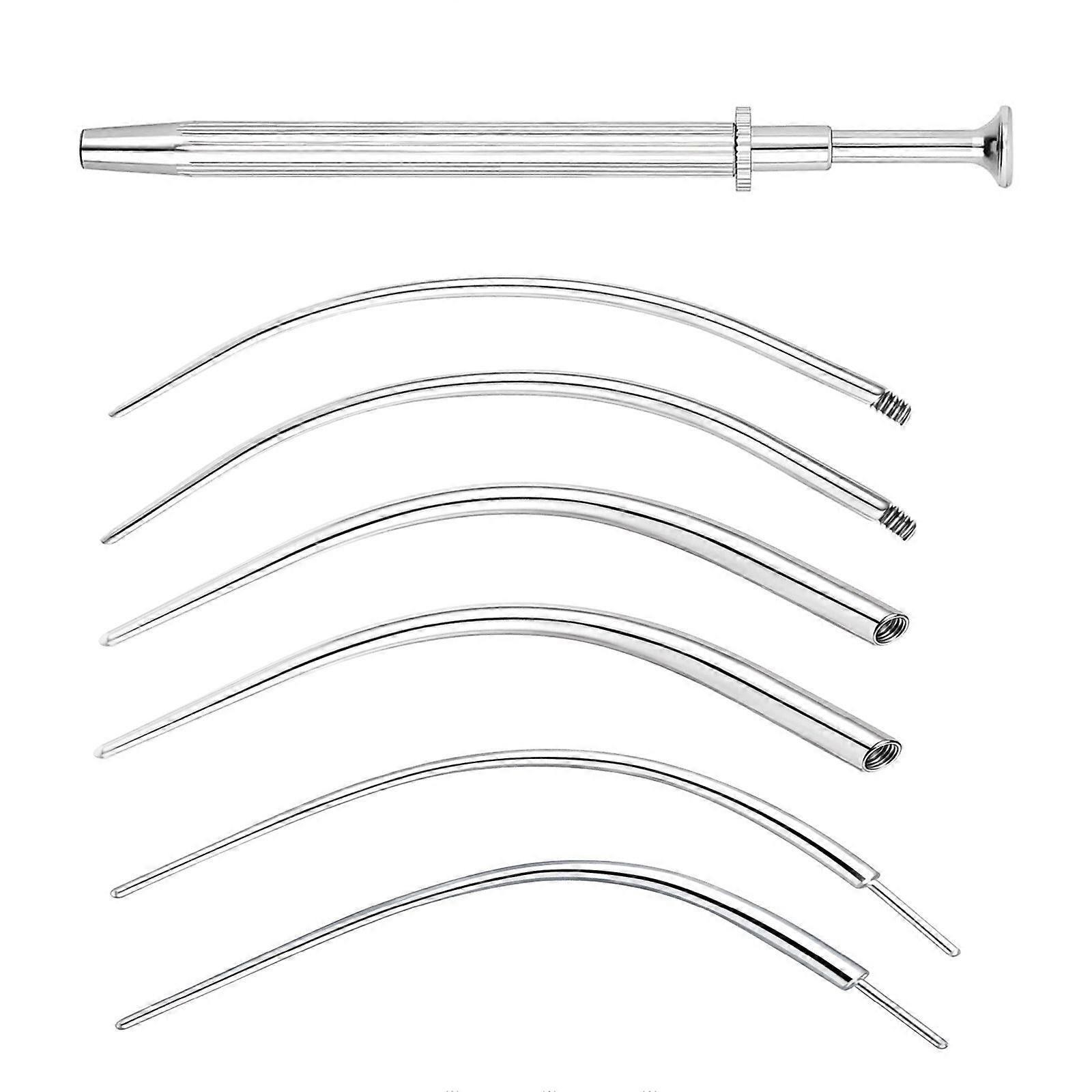 Piercing Accessory Kits for Secure Jewelry Replacement Stainless Steel Insertion Tools Flat Back Earrings Applicator Multicolor