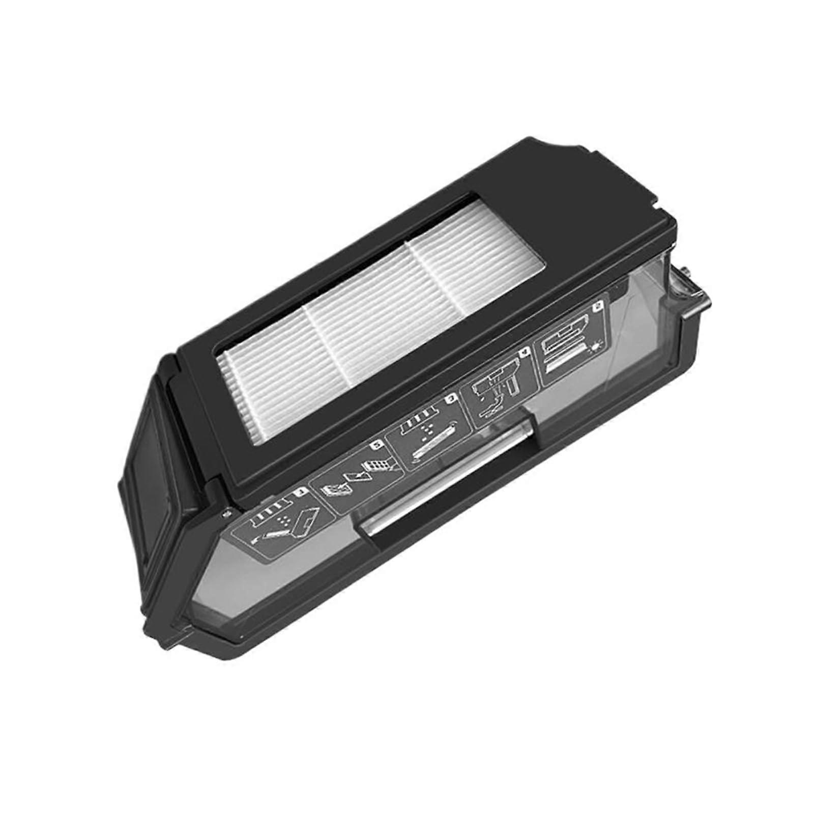 Robot Vacuum Cleaner Dust Bin with HEPA Filter Replacement Compatible with X1 OMNI TURBO T10