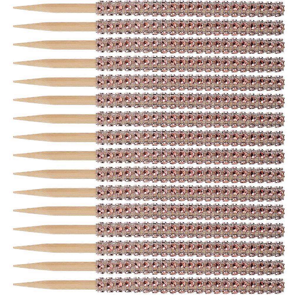 32 Pcs compatible with Apple Stick Delicate Cake Cupcakes Decor Lollipops Candy Multi-function Sparkle Picks