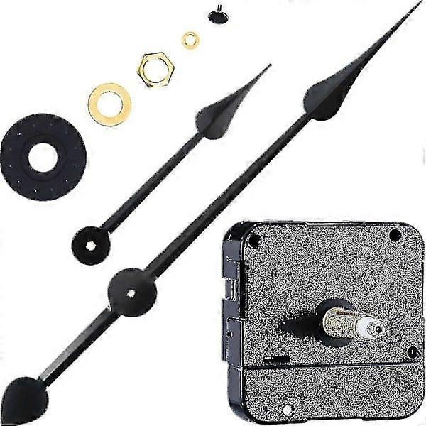 Long shaft, high torque clock motor with 7-inch spade hands