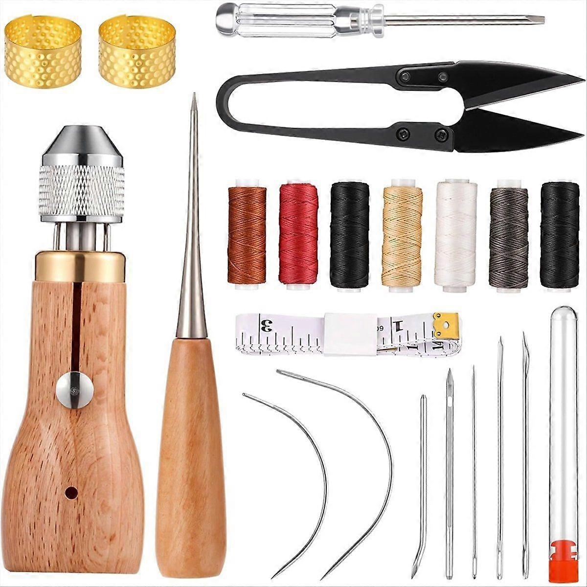 24pcs Leather Sewing Awl Kit Leather Sewing Awl Kit