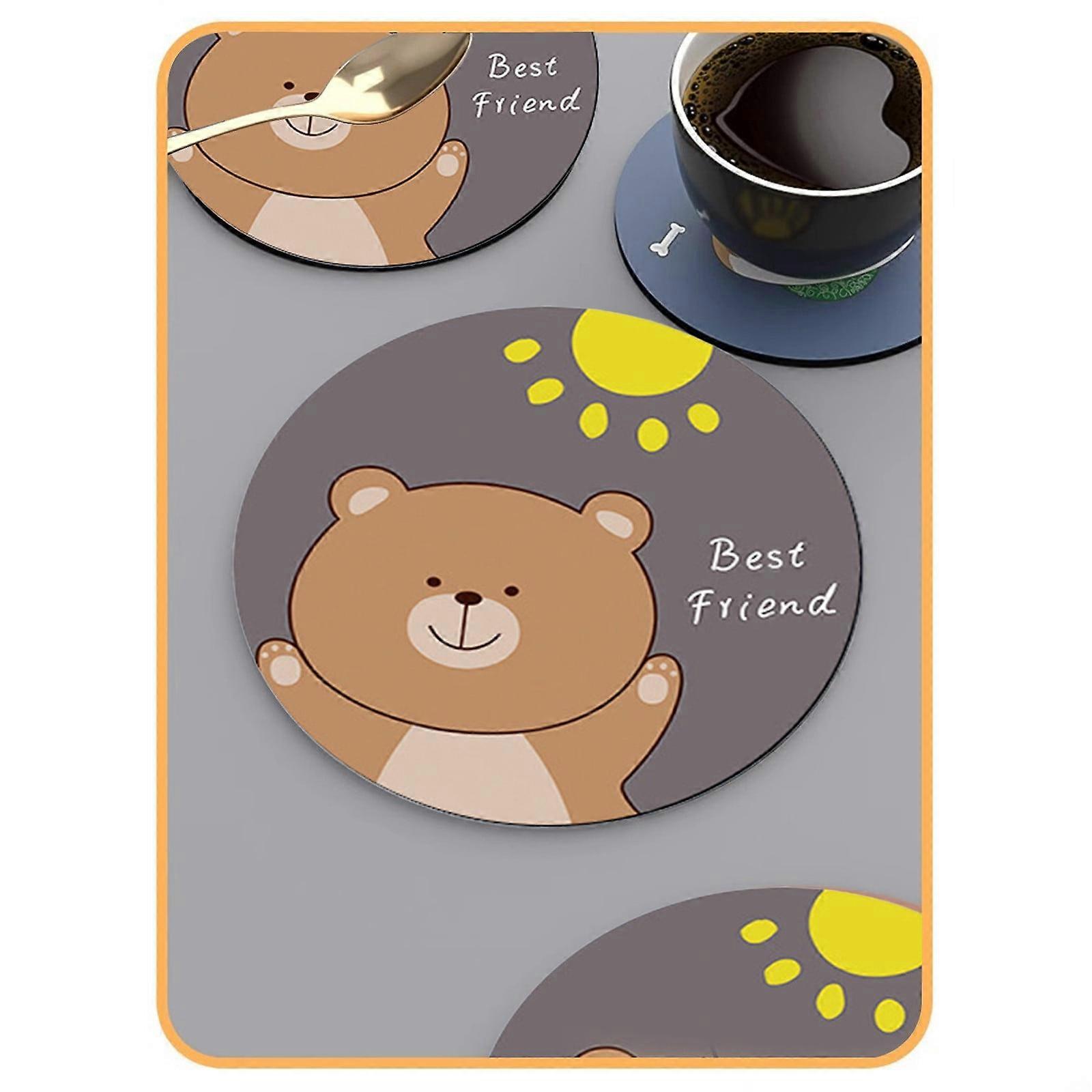 Txmfgh Diatomite Heat-Insulating Table Mat - Easy to Clean, Versatile, and Non-Slip Countertop Accessory