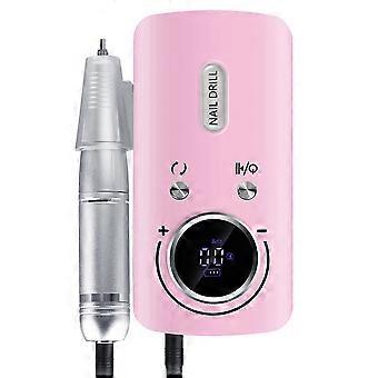 Draadloze nagelboorset 45000 RPM Draadloze ergonomische handgreep Oplaadbaar voor gelmanicure, pedicuresalon en thuisgebruik Wit