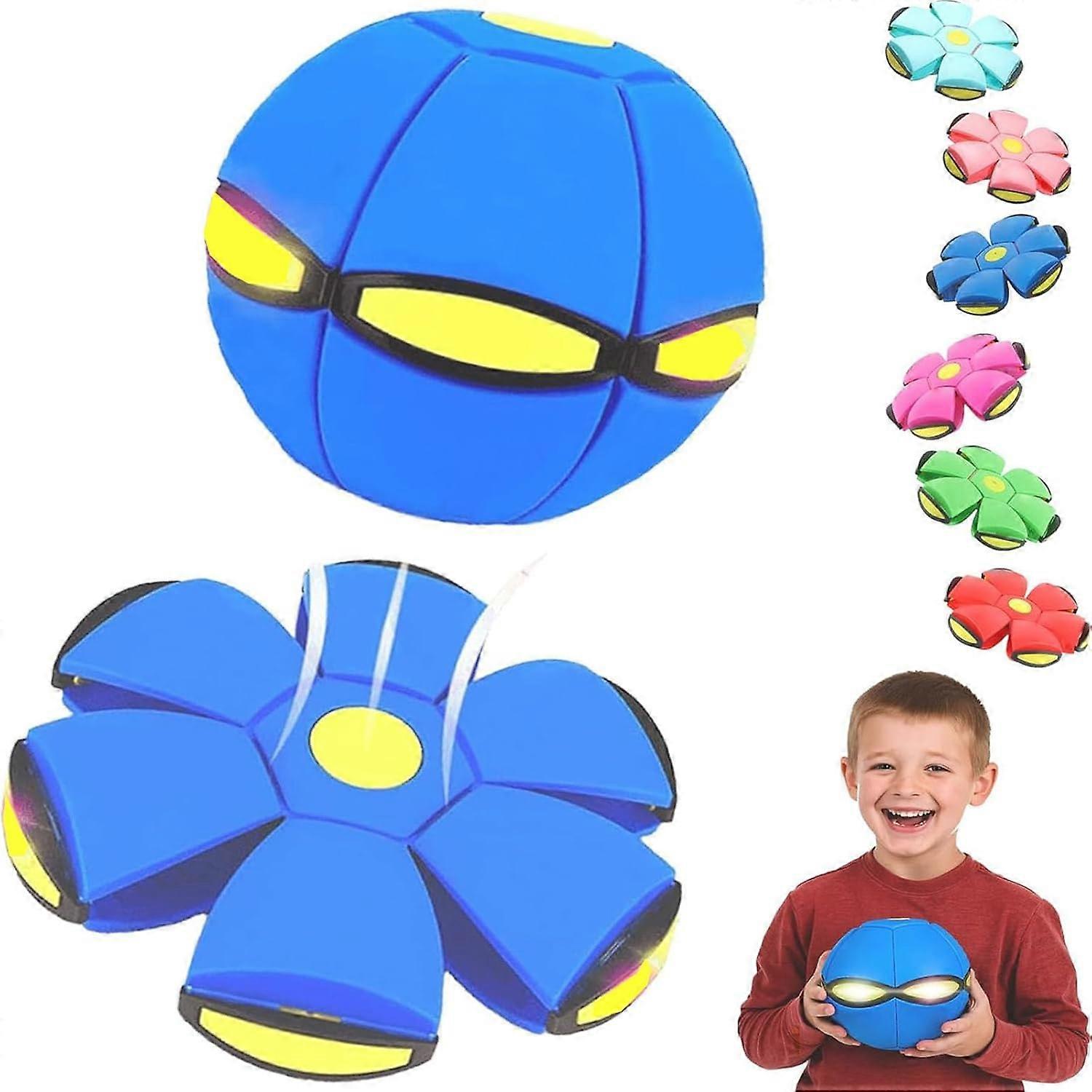 Children's Bouncing Ball Magics Flying Jump Saucer Bouncy Ball Parent-Child Interaction Doggy Delights Disc Balls -Dual Form Freely Switchable