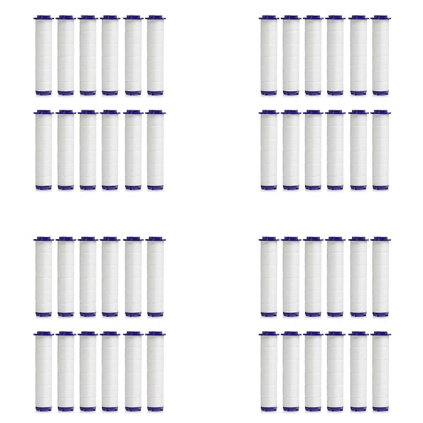 48Pcs Turbo Fan Shower Head Filters--Used for Propeller Driven Handheld Shower Head High Pressure - Shower Head