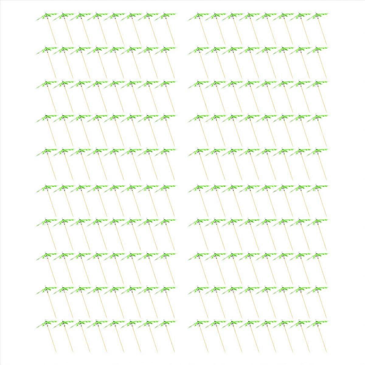 Green Coconut Tree Toothpicks Paper Umbrellas Toothpicks Handmade