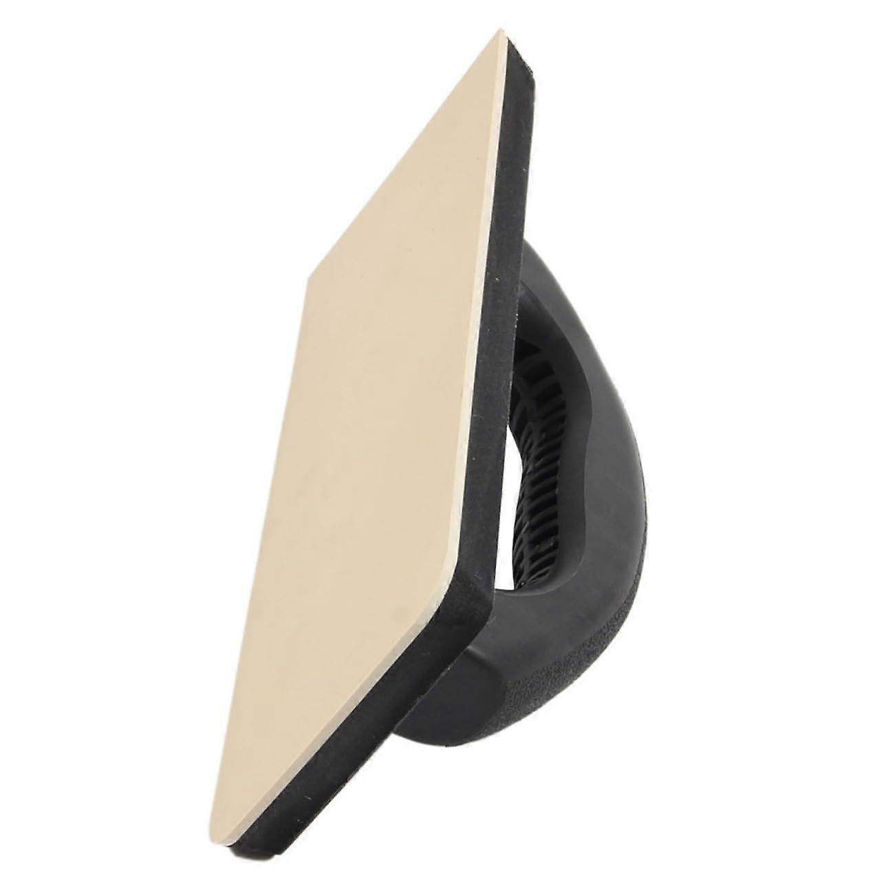 Concrete Trowel with Rubber Base for Smooth Finish, Ergonomic Grip, Flooring and Driveways